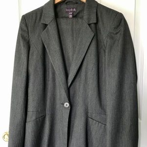 Long Tall Sally “Microstriped” TALL Women’s Suit